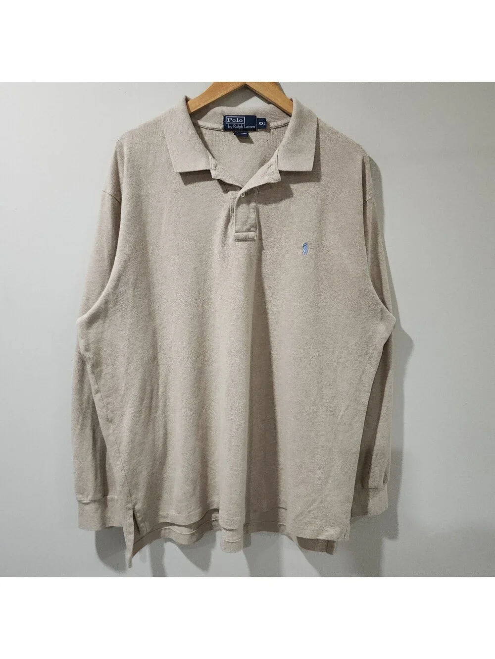 Polo Ralph Lauren Long Sleeve Rugby Pique Golf Classic Preppy Money Mens XXL